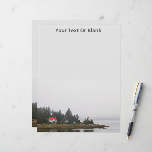 En-tête De Lettre Phare d'Ivory Island (Devant/Arrière en situation)