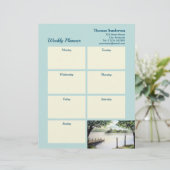 En-tête De Lettre Planificateur hebdomadaire Derwentwater Lake Distr (Debout devant)