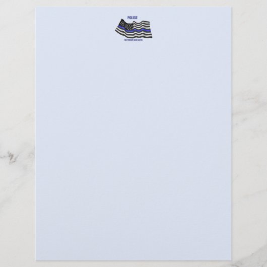En-tête De Lettre Police (Devant)