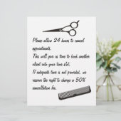 En-tête De Lettre Politique d'annulation (Debout devant)