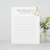 En-tête De Lettre Pre Planning Letter to Loved Ones (Debout devant)