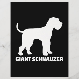 En-tête De Lettre prime de schnauzer géant