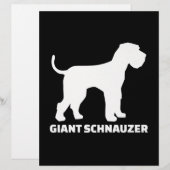 En-tête De Lettre prime de schnauzer géant (Devant / Derrière)