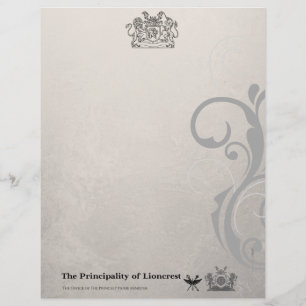 En-tête De Lettre Principauté de Liechtenstein