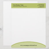 En-tête de lettre professionnel de base d'affaires (Devant / Derrière)