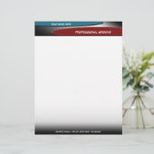 En-tête de lettre professionnel de cannelure (Debout devant)