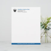 En-tête De Lettre Professionnel fait sur commande exécutif de logo (Debout devant)