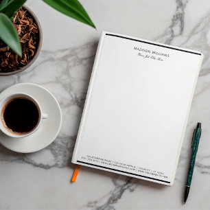 En-tête De Lettre Professionnel personnalisé