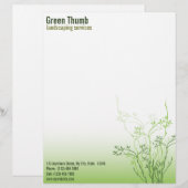 En-tête de lettre professionnelle Simply Green (Devant / Derrière)