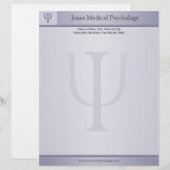 En-tête De Lettre Psychologue en-tête (Devant / Derrière)