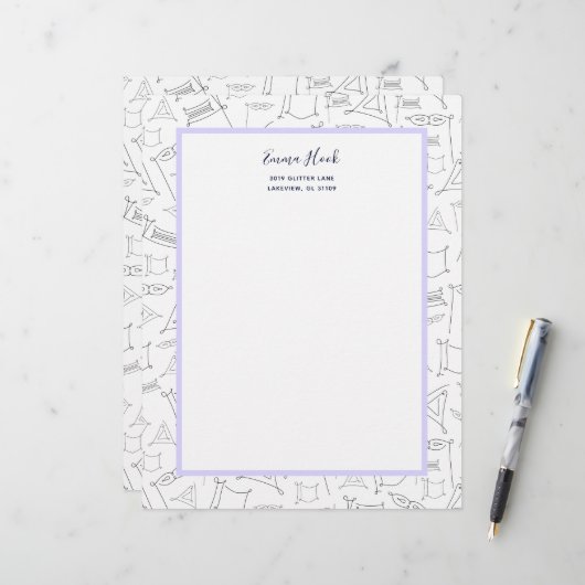 En-tête De Lettre Purim (homonymie) (Devant/Arrière en situation)