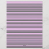 En-tête De Lettre Rayures Gris Violet (Dos)