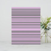 En-tête De Lettre Rayures Gris Violet (Debout devant)