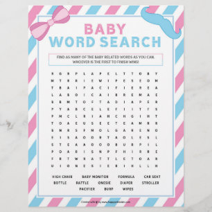 En-tête De Lettre Recherche de mots pour bébé [Sexe Surprise]