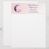 En-tête De Lettre Réflexologie Pink Lotus (Devant / Derrière)