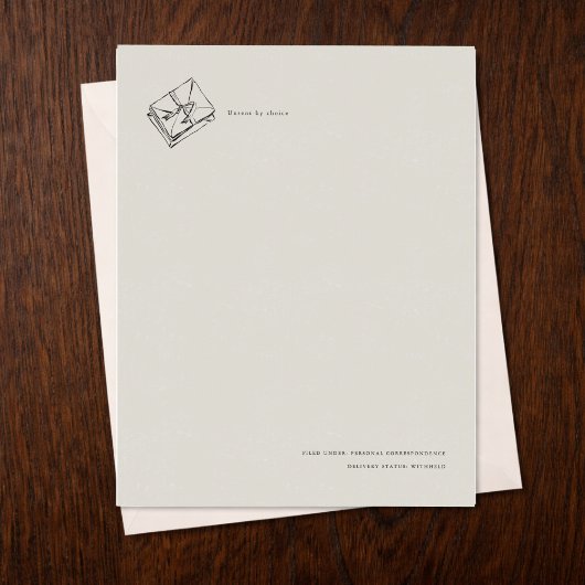 En-tête De Lettre Régence Épistolaire Sombre Académie