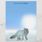 En-tête De Lettre Renard arctique (Devant)
