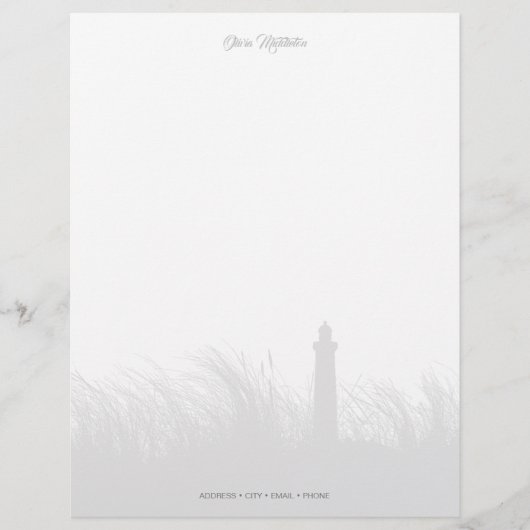 En-tête De Lettre Rive du phare customisé (Devant)