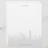En-tête De Lettre Rive du phare customisé (Devant / Derrière)