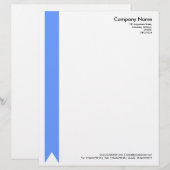 En-tête De Lettre Ruban - Bleu bébé (Devant / Derrière)