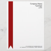 En-tête De Lettre Ruby Rouge (Devant)