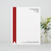 En-tête De Lettre Ruby Rouge (Debout devant)