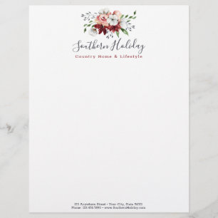 En-tête De Lettre Russe Wood & Southern Country Cotton Boutique