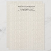 En-tête De Lettre Rustic B&B Information de l'invité Page de remplis (Devant / Derrière)