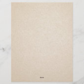 En-tête De Lettre Sable Beige Ajouter Votre Rectangle Logo Entrepris (Dos)