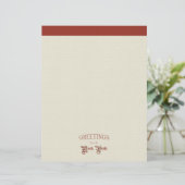 En-tête De Lettre Salutations du pôle Nord (Debout devant)