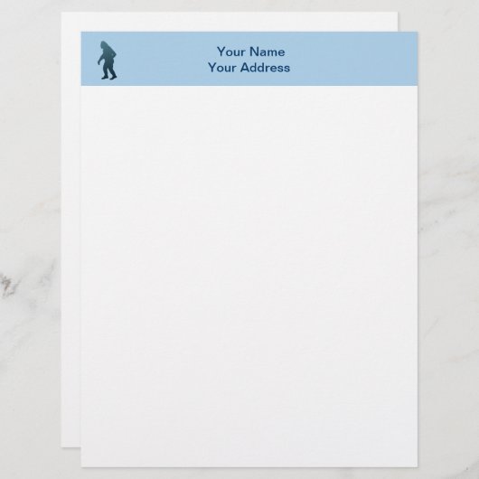 En-tête De Lettre Sasquatch (Devant / Derrière)