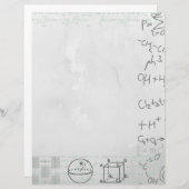 En-tête De Lettre Science (Devant / Derrière)