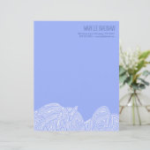 En-tête de lettre Scribblprint Waves (Debout devant)