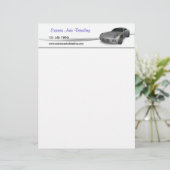 En-tête De Lettre Service automobile (Debout devant)