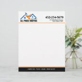 En-tête De Lettre Service de couverture professionnel (Debout devant)