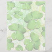 En-tête De Lettre Shamrock vert St Patrick iPhone 5 Coque-Mate (Dos)