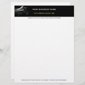 En-tête De Lettre Silhouette classique (Devant / Derrière)