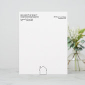 En-tête De Lettre Simple Immobilier (Debout devant)