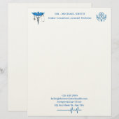En-tête De Lettre Simple Medical Doctor (Devant / Derrière)