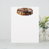 En-tête De Lettre SlipperyJoe's decadent donut covered thick glossy  (Debout devant)