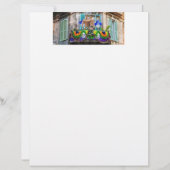 En-tête De Lettre SlipperyJoe's Mardi Gras masques perles décoration (Devant)