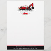 En-tête De Lettre Société de construction d'équipement lourd profess (Devant)