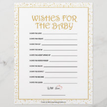 Souhaits Pour Le Bébé [Étincelles D'Or]