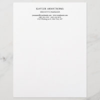 Style classique simple blanc professionnel