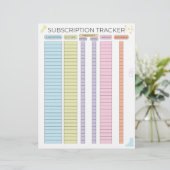 En-tête De Lettre Suivi d'abonnement (Debout devant)