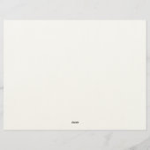 En-tête De Lettre Symbol Infinity of Blue Morpho Butterflies (Dos)