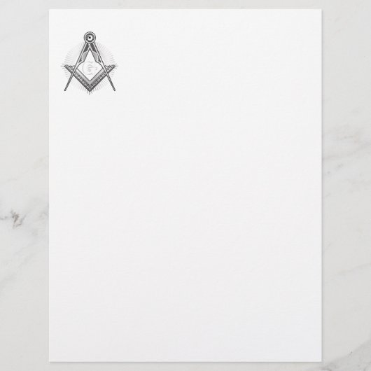 En-tête De Lettre Symbole franc-maçonnerie (Devant)