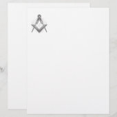 En-tête De Lettre Symbole franc-maçonnerie (Devant / Derrière)