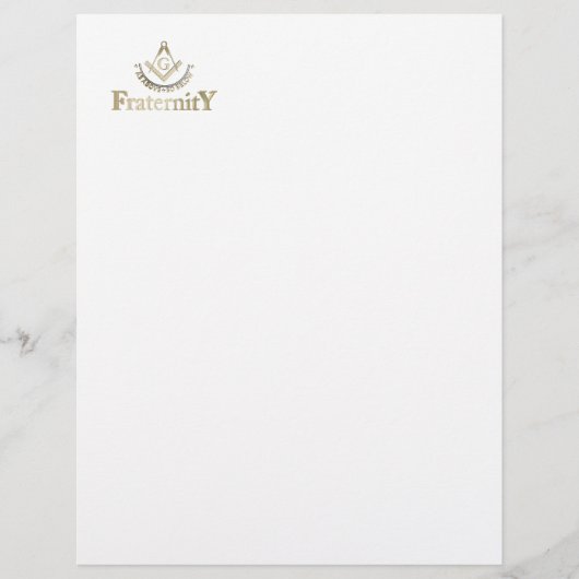 En-tête De Lettre Symbole franc-maçonnerie (Devant)