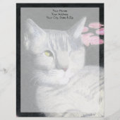 En-tête De Lettre Tabby Cat (Devant)